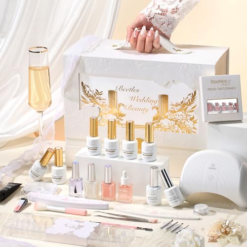 Image of Beetles Gel Nail Polish Kit with UV Light Wedding Beauty Manicure Kit
