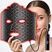 gelpal 7-1 Colors LED Facial Skin Care Mask,Red Light Mask for Face, Cordless Led Silicone Face Mask Light,Salon or Home,Black.