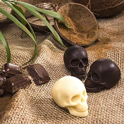 Molde de hielo de calavera 3D, 5 unidades, molde de silicona de fácil  liberación, bandejas para cubitos de hielo, moldes de silicona de fácil –  Yaxa Colombia