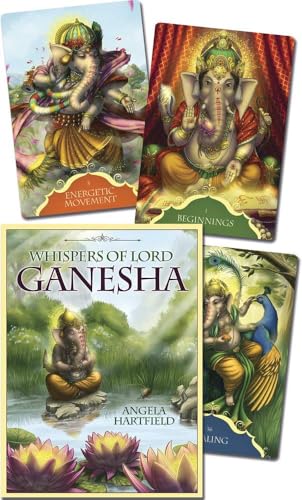Image of 50 Pieces Whispers of Lord Ganesha Tarot Cards Decks for Beginners, Classic Traditional Standard Tarot Deck Fortune Telling Game Divination Tools for Adults (The Rider)