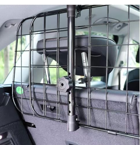 Barrière robuste en maille pour animaux de compagnie pour zone de chargement – Protection universelle pour chiens dans le véhicule – Accessoire de voyage durable pour la sécurité des animaux de