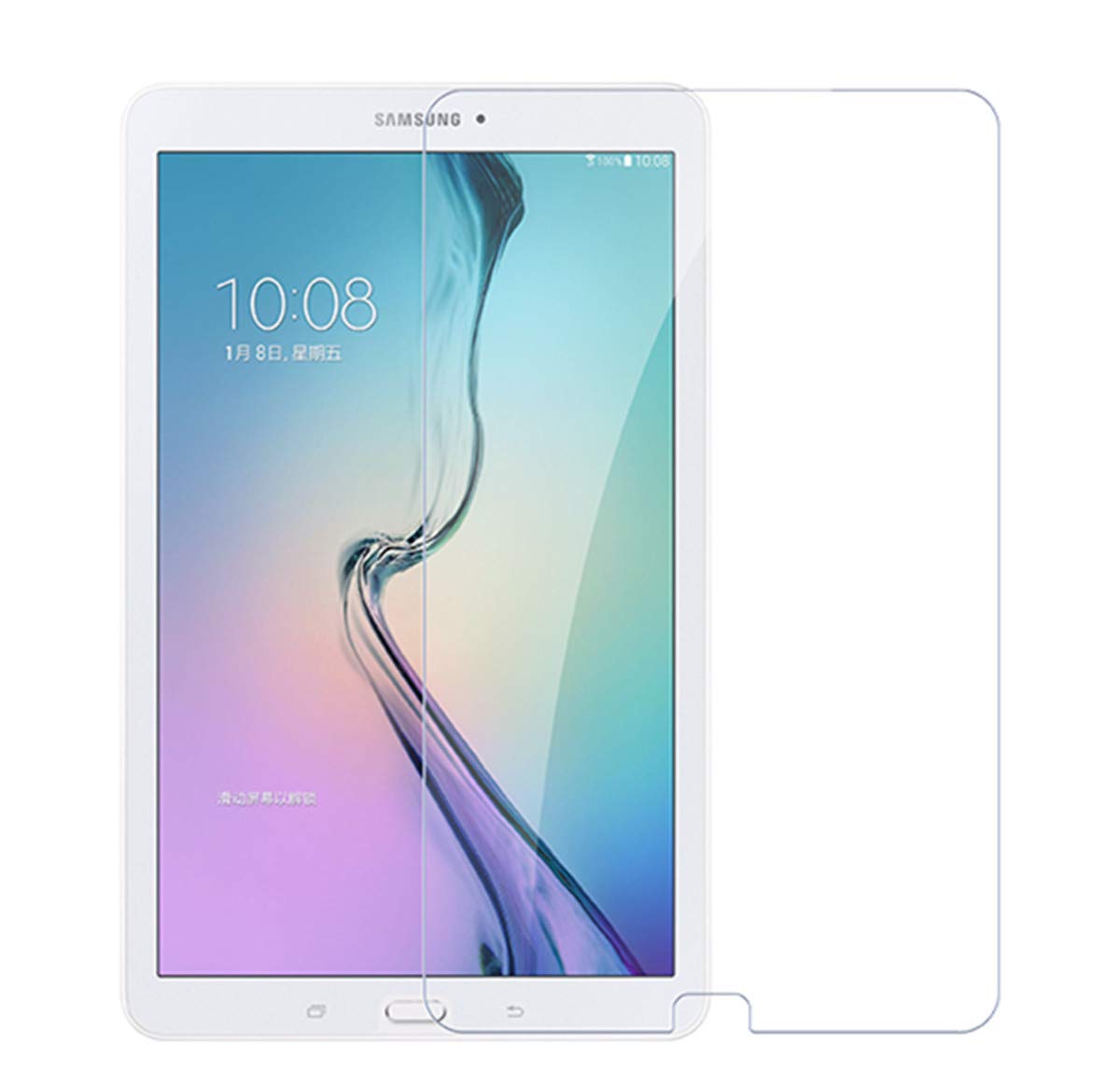 iCoverCaseSamsung Galaxy Tab E 9.6 Inch T560/T561 Screen Protector,Premium HD Clear 9H Hardness Tempered Glass Screen Protector Film