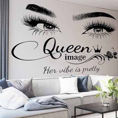 Arawat 3D Eyelash Wall Tattoo Decor Cover