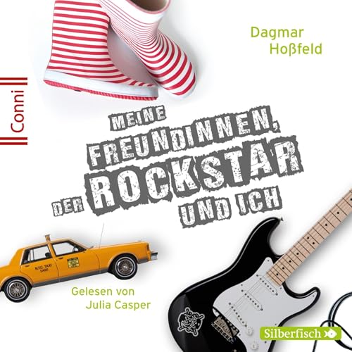 Diseño de la portada del título Meine Freundinnen, der Rockstar und ich
