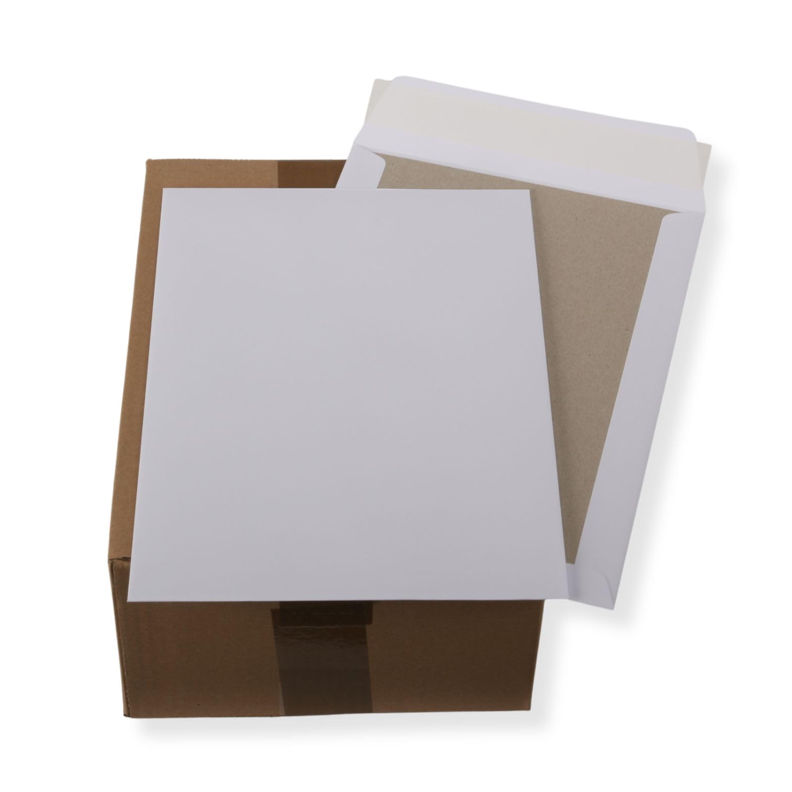 300 St. C4 Papprückwand Versandtaschen weiß 120 gr. Kuvert Haftklebend Briefumschläge HK Briefhüllen
