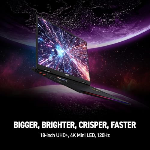 Image of MSI Raider 18 HX RTX 5090 Gaming Laptop, 18 inch 4K UHD+, Intel Core Ultra 9 285HX, 96GB DDR5, 4TB SSD, SteelSeries per-Key RGB KB, FP Reader, Thunderbolt 5, Bundle with Thunderobot 7 in-1 USB-C Hub