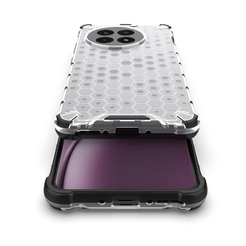 Image of Plastic Bumper Back Case Cover for OnePlus Ace 5 / Ace 5 Pro 5G (Transparent)