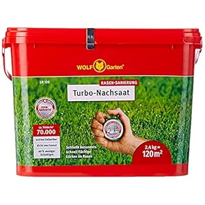 Wolf-Garten Lr 120 Turbo Inzaaien 2,4 kg, Rood