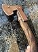 DIST AX-257, Custom Handmade Damascus Steel 13.00 Inches Axe - Gorgeous and Solid Rose Wood Handle