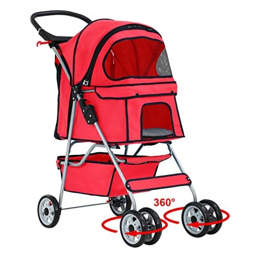 BestPet 4-Wheel Breathable Lightweight Carrier