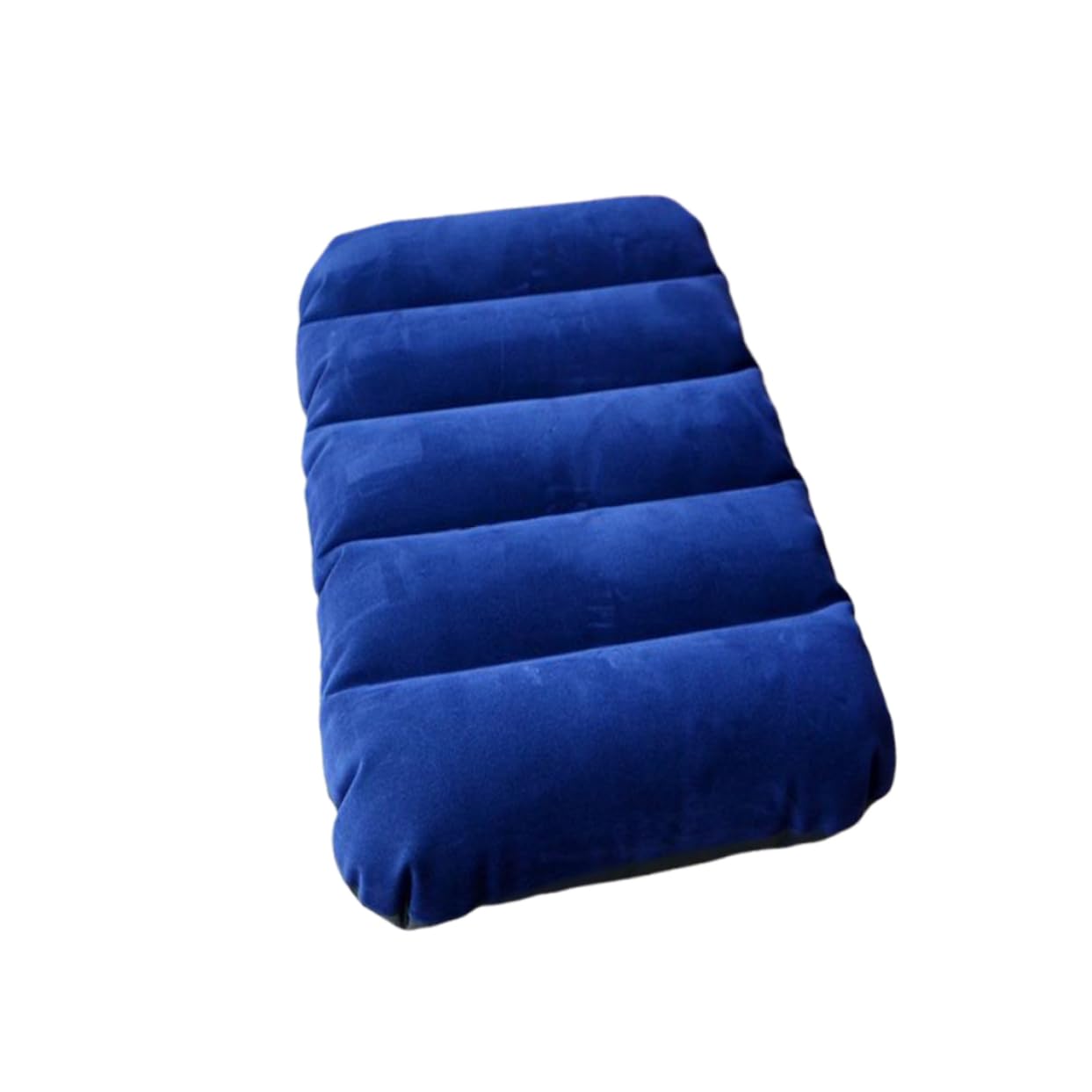 KESYOO Inflatable Cushion Portable Nap Pillow for Outdoor Camping Ergonomic Flocking Design Lightweight and Compact Travel Accessories for and Journeys Blue