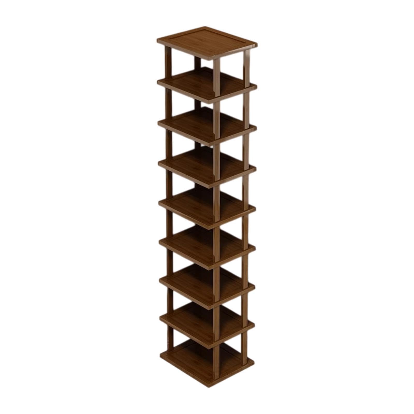 SVFOEBJM 9 Tiers Vertical Shoe Rack Narrow Shoe Shelf for Living Room Entryway Closet