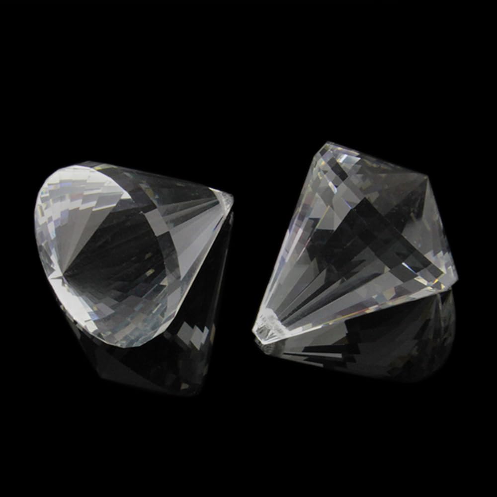 Generic 30mm Clear Crystal Diamond Balls for Wedding Decoration Crystal Lighting Pendants - (Size: 10pcs)