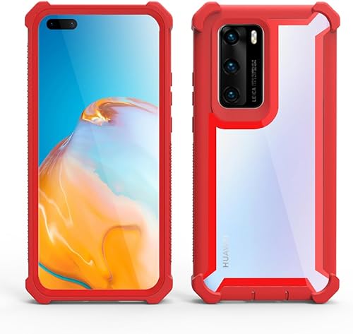 Miniatura 9 de Asuwish Funda de teléfono para Huawei P40 Pro, resistente, a prueba de golpes, dura, a prueba de caídas, protección de cuerpo completo, híbrida,