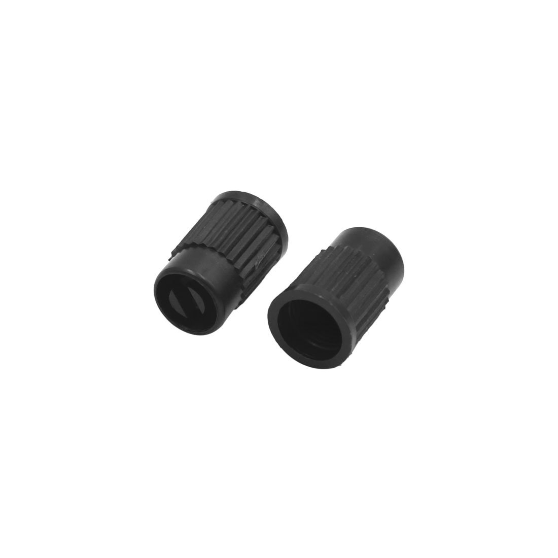 Ruilogod 240pcs Schwarz Kunststoff-Auto-LKW-Motorrad-Reifen Reifen-Ventilschaft-Cap-Staubschutz