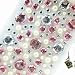 MALATA Coeur Strass Cristal Autocollants Mobile Téléphone/PC Décoration DIY Artisanat Scrapbooking Autocollants Flatback Strass Nail Art Pierre, R11