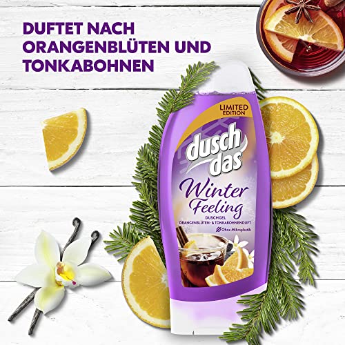 Duschdas Duschgel Winter Feeling mit Orangenblüten- und Tonkabohnenduft