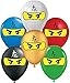 Produktbild Vision Licensed Ninja Superhero 12" Luftballons 30 Pcs | Ninja Party Deko Balloons for Kinder | Ninja Geburtstag Theme Party and Baby Shower