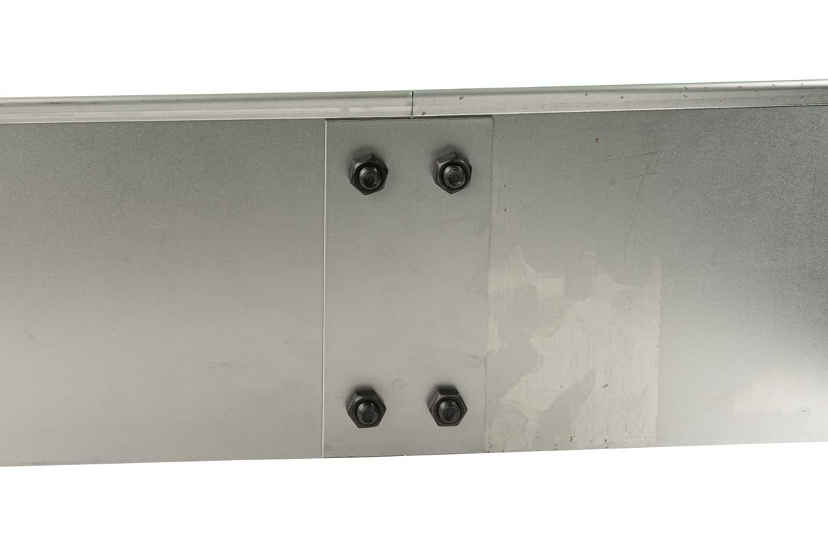 Garmix Beeteinfassung Beetumrandung Rasenkante aus Cortenstahl (Silber, 19cm x 10m (1,0mm))
