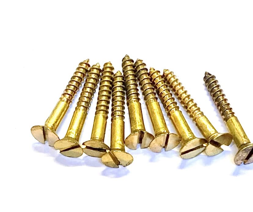 "BRASK" BRASS SCREWS CSK SINGLE SLOTTED 25 MM X 6 MM (1 INCH) (PACK OF 100 PCS) (B0BTT7KYDS) Amazon Price History, Amazon Price Tracker