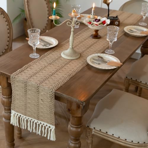 Table Runner,Dining Kitchen Centerpiece Decor,For Party Coffee(B,30 x 160 cm)