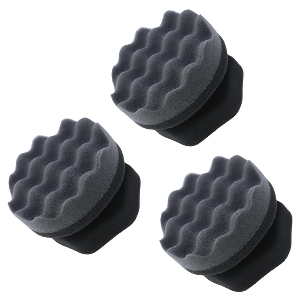 Tire Dressing Applicator Pad - 3PCS Tire Shine Applicator, Tire Cleaner Sponge, Reusable Washable Tire Brush for Tire Detailing, Clean Brush For Car Tire Detailing