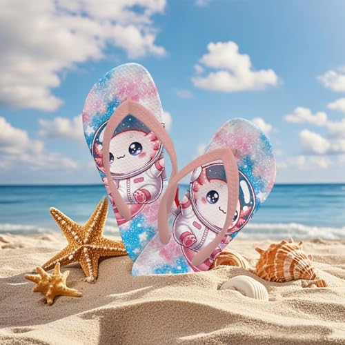Flip Flops for Girls Summer Sandals Beach Shoes Kids Flip Flops with No Slip Sole Indoor Outdoor Slippers4