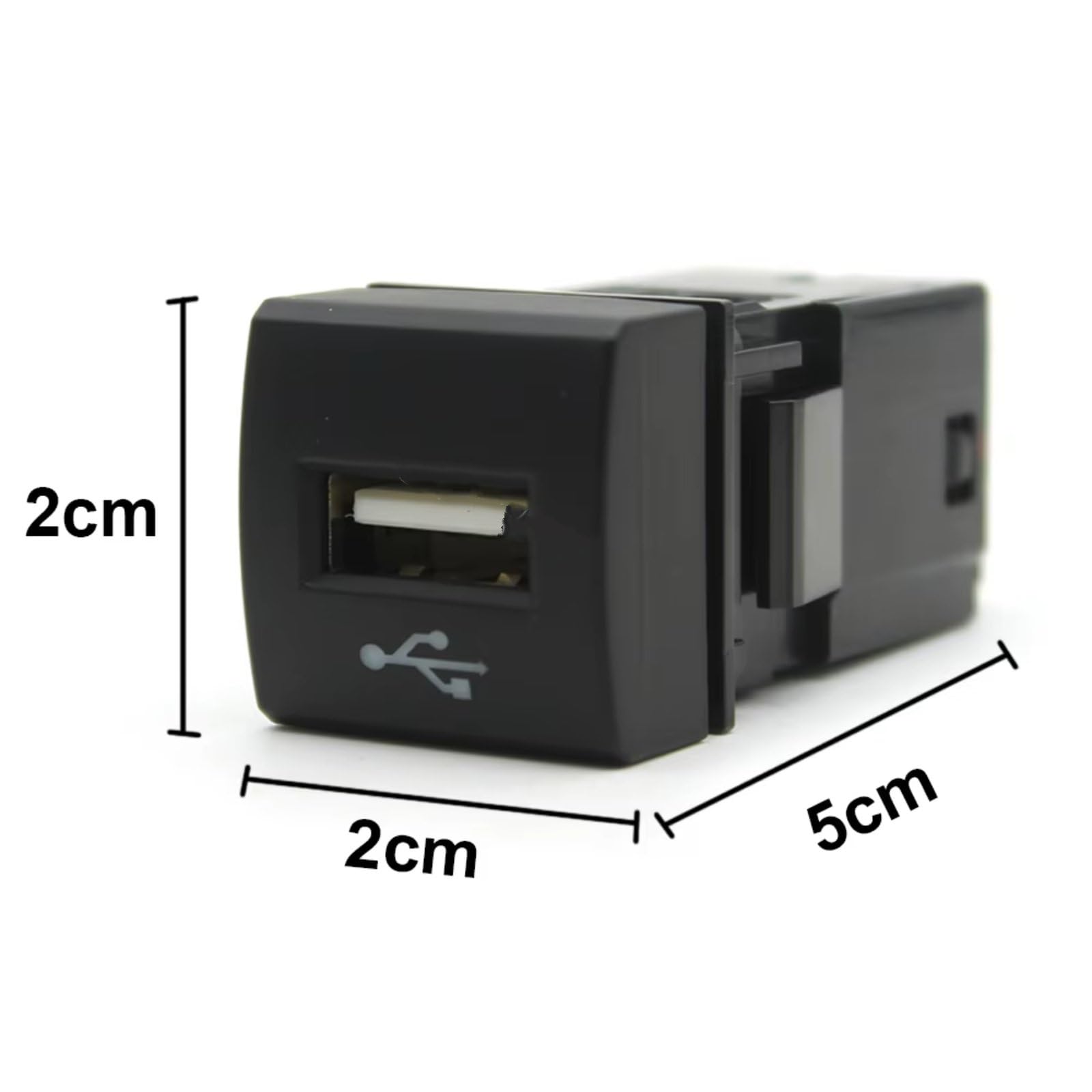 Consola USB Compatible Con Toyota Para Camry Para Corolla 2018 2019 2020 Adaptador Entrada Para Automóvil Audio U-Disk Flash Socket Cable Interfaz Interfaz USB AUX Automóvil