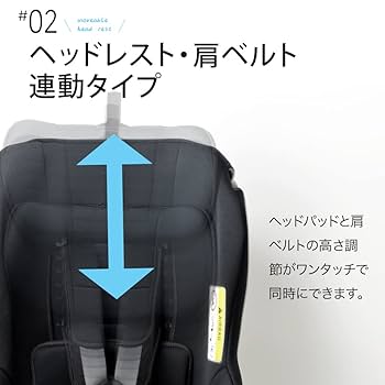 クリーニング済　☆美品☆　軽量　新生児～4才頃　リーマン　ネディ　ブラックグレー チャイルドシート・ジュニアシート - リーマン公式オンライン