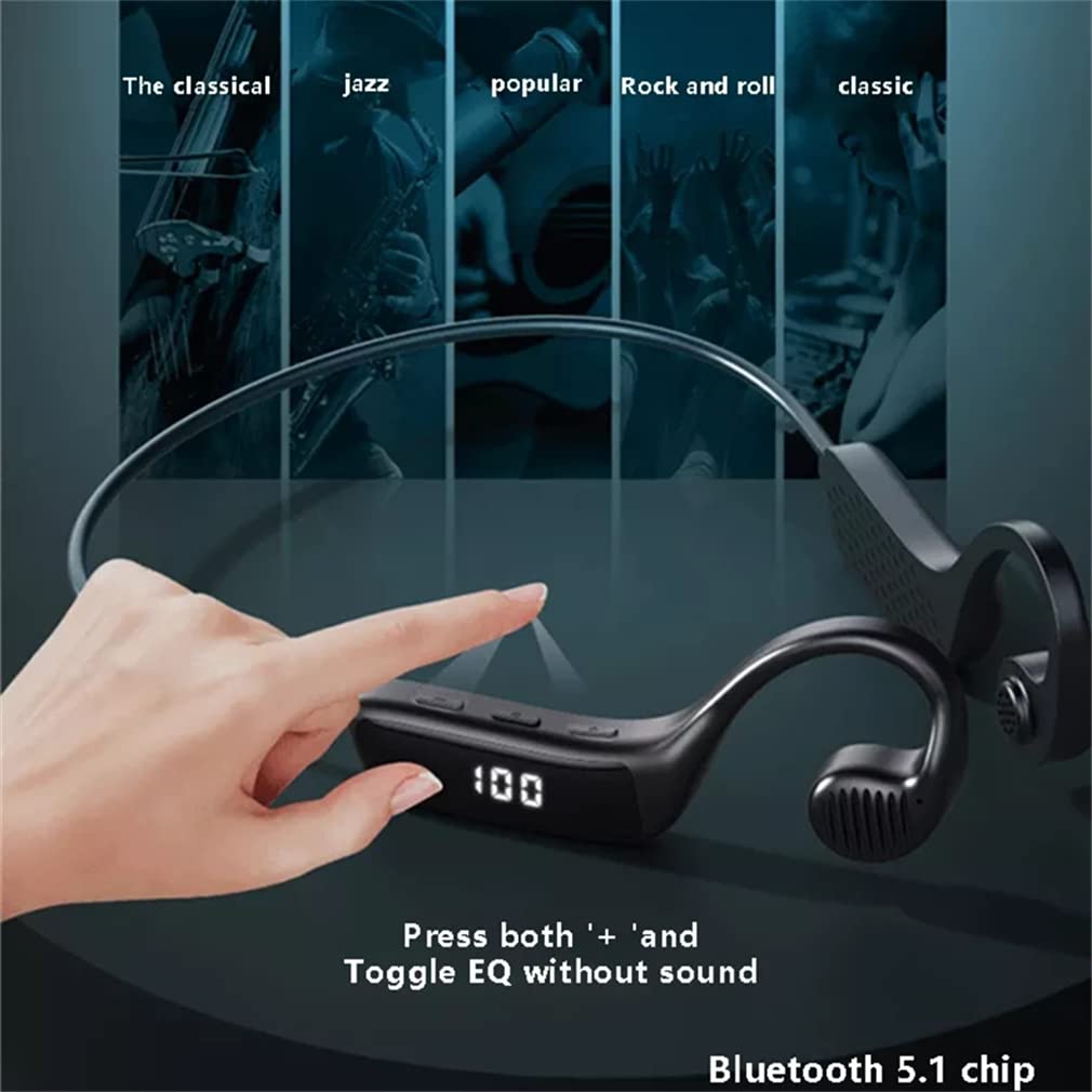 Słuchawki do przewodzenia kości Bluetooth 5.1 Zestawy słuchawkowe bezprzewodowe/mikrofonowe