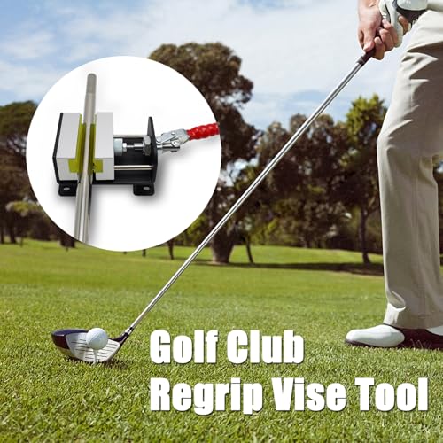 rideontogo Professional Golf Club Regripping Kit with Heavy-Duty Vise Clamp – Complete Tool Set for Stable Grip Replacement & Efficient Solvent Application - Thumbnail 4