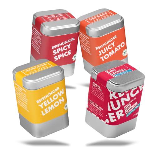 REISHUNGER Bio Allrounder Reis Gewürz Probier Set - 4er Paket