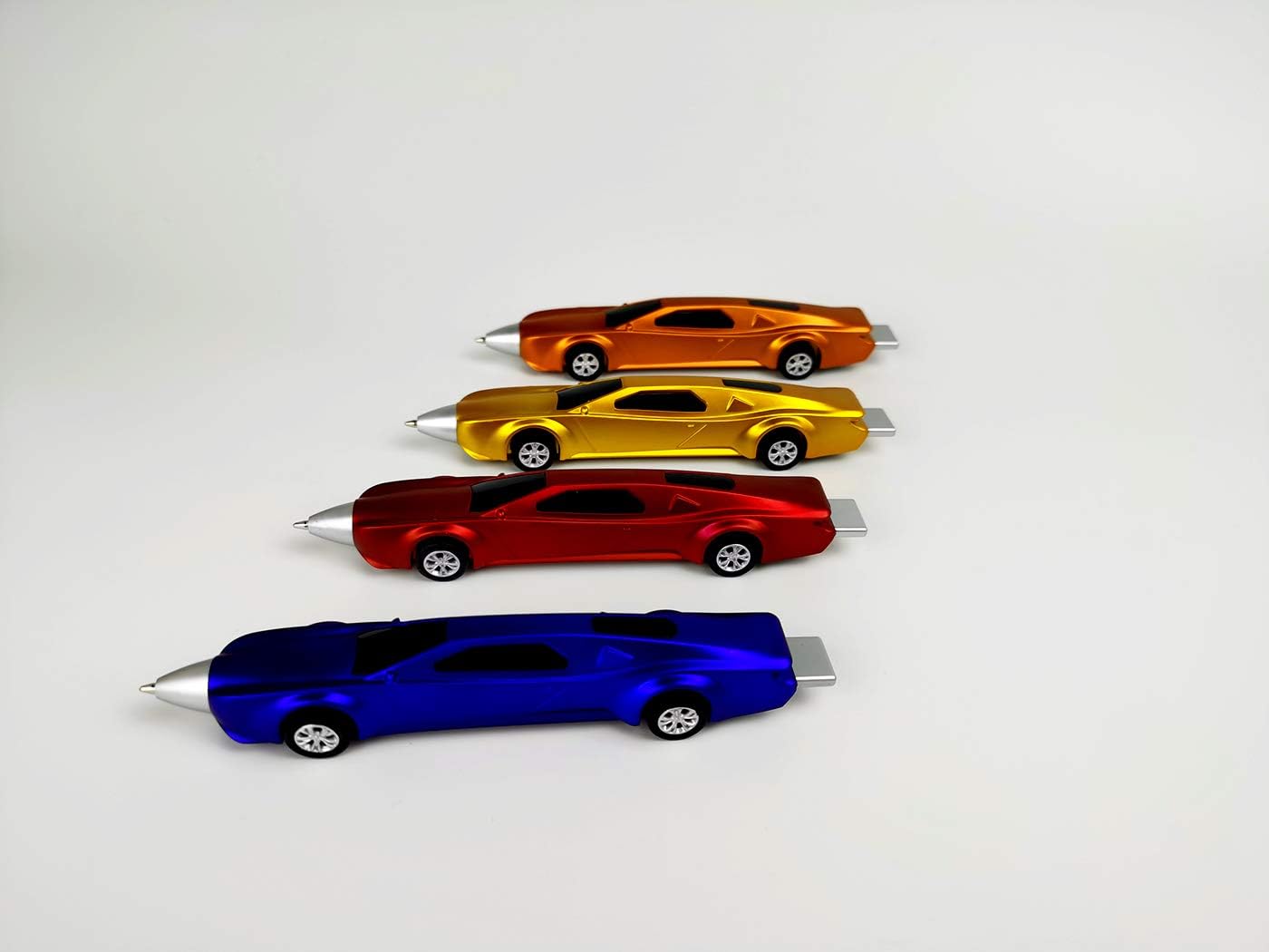 Ubrand 4PCS Sports Car Pens Car Ballpoint Pen Funny pens for Kids Novelty Pens Cute Pens Cool Kids Pens School Supplies Racing Car Pens Gifts for Children(Blue ink)