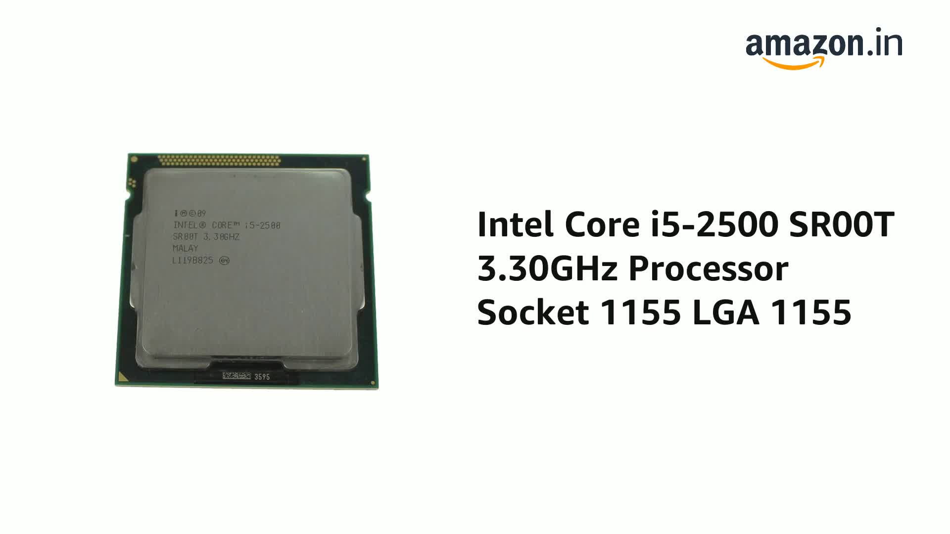 Amazon In Buy Intel Core I5 2500 Sr00t 3 30ghz Processor Socket 1155 Lga 1155 Online At Low Prices In India Intel Reviews Ratings