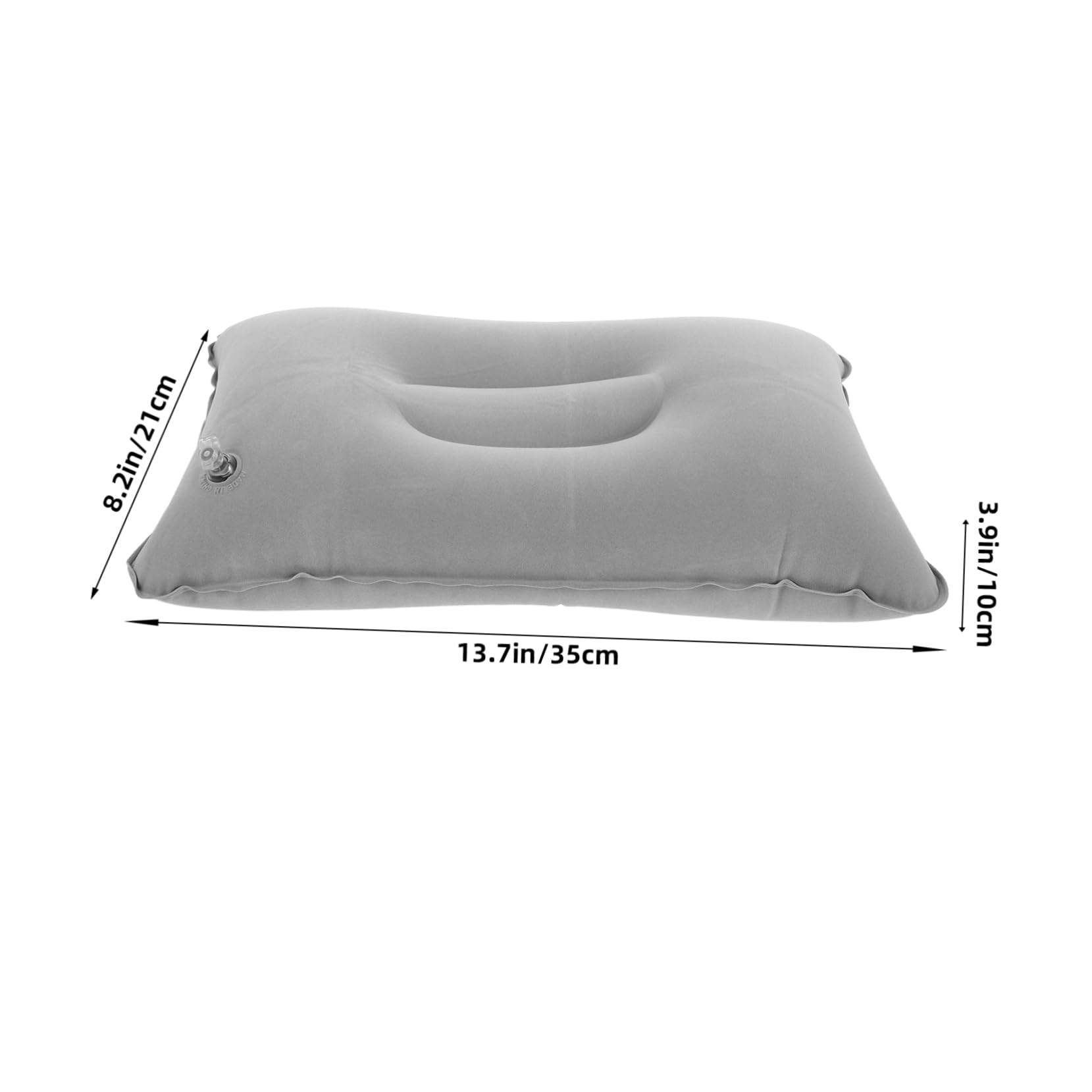 SUPVOX 2pcs Inflatable Pillow Memory Foam Travel Pillow Packable Camping for Hiking Beach Lounger