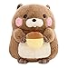 zcm Peluche 25cm Simpatico Peluche Marmotta Peluche Ripiene Animale Morbido Cuscino Cartone Animato Bel Regalo di Natale per Bambini Kawaii Valentine Presen