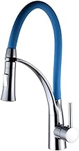 Mezclador de Canal de Grifo frío y Caliente en Cocina giratoria Universal de Color Cobre, Azul Marino