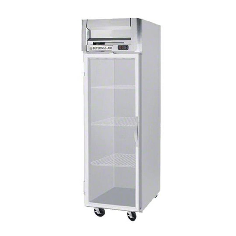 Beverage Air Hfps1-1g Horizon Series One Section Glass Door Reach-In Freezer 24 Cu.Ft. Capacity Stainless Steel Exterior And | Fridge.com
