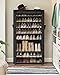 SONGMICS 10-Tier Shoe Rack, Shoe Storage Cabinet with Dustproof Cover, Free-Standing Shoe Storage Organizer for Closet, Entryway, Hold 40-50 Pairs of Shoes, for Sneakers, High Heels, Black URXJ36HV1