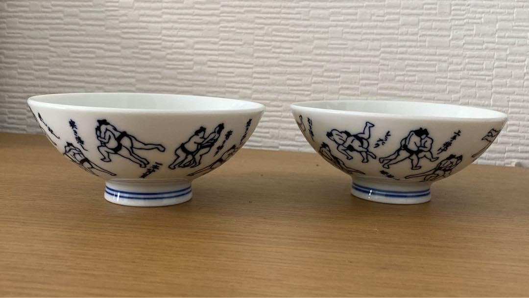 Amazon.co.jp: 相撲お茶碗 2つセット : ホーム＆キッチン