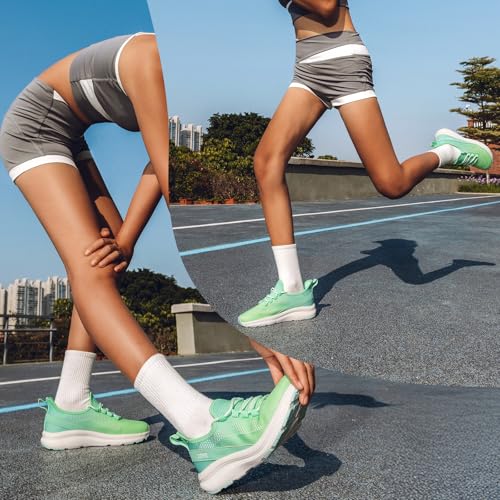 Image of ZOVE Wide Toe Box Shoes Women Extra Wide Width Sneakers Ultra Light Road Running Shoes Non-Slip Tennis Sneakers Breathable Walking Athletic