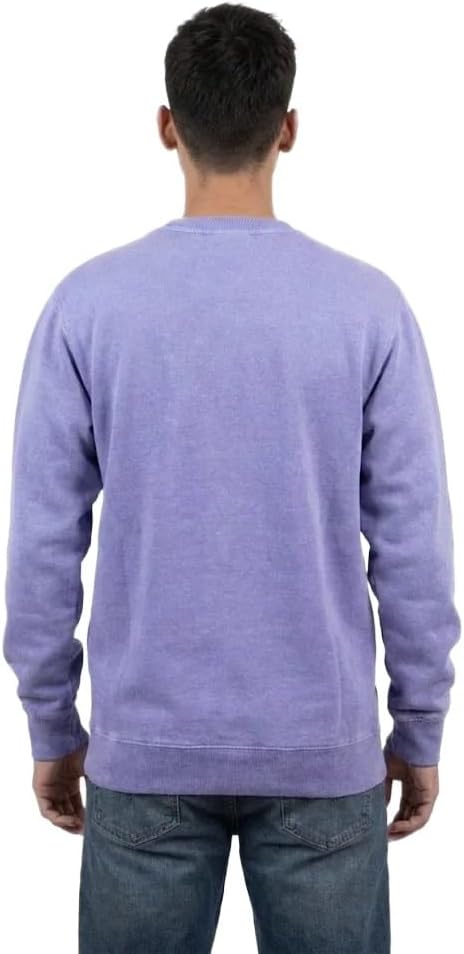 7.25 Oz Premium Vintage Fleece Textured Sweatshirt | Long Sleeve Crewneck Cotton Blend for Men and Women - Image 4