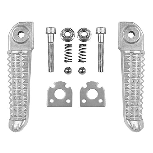 Alamor Motorrad Fußrasten Pedal Fußrasten Für Yamaha YZF R1 R6 R6S Silber