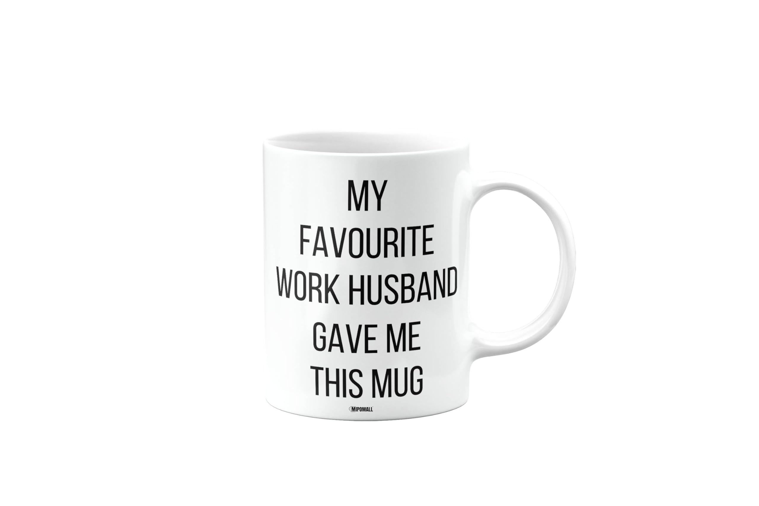 MIPOMALL My Favourite Work Husband Gave Me This Mug, Happy Birthday Gifts for Men or Women, Gift from Secret Santa, Presents for Christmas, mm-CA_176_184
