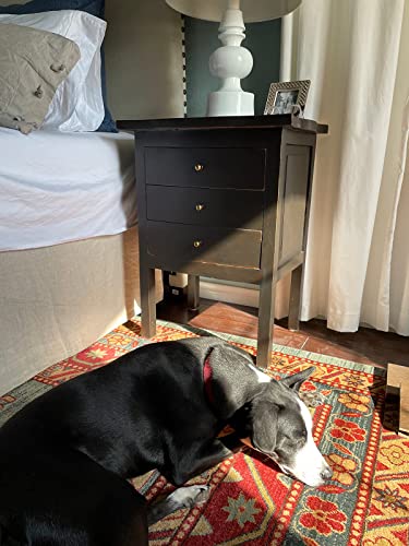 Rzdeal 4Pcs 19Mm Diameter Round Solid Brass Pulls Antique Cabinet Drawer Small Handles Modern Minimalist Handles Knobs (Antique Bronze) #TOP3