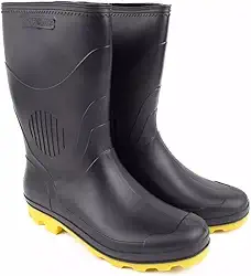 Bota Galocha Impermeável Cano Médio Pvc Pega Forte Grendene (40, Amarelo)