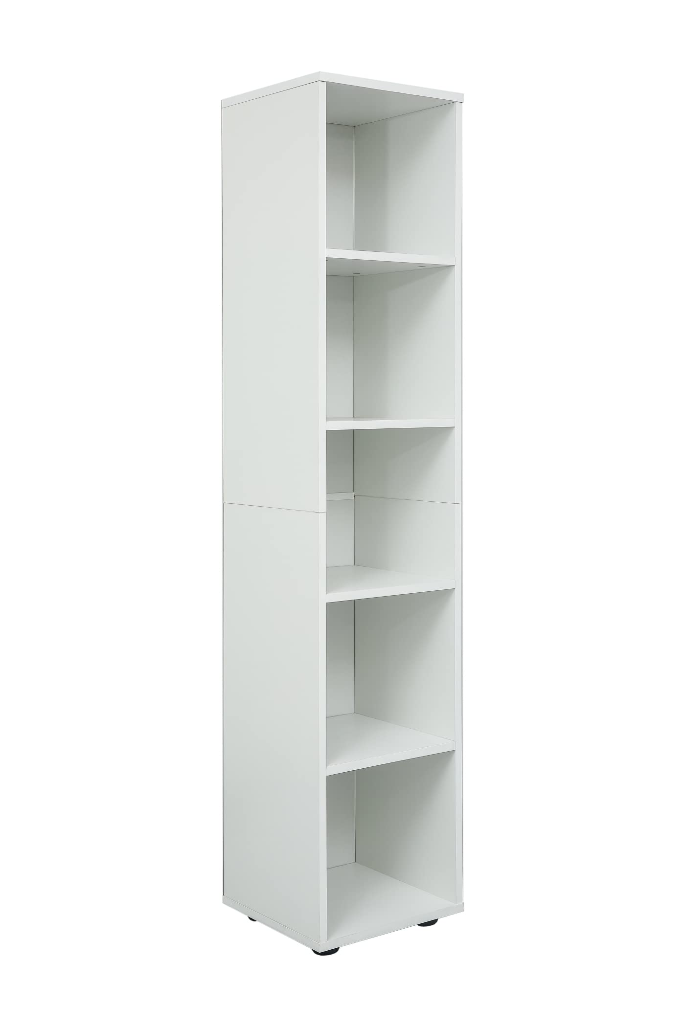 VDD Meuble de Salle de Bain 5 Compartiments Ouverts - Meuble Colonne Salle de Bain Chambre Hall