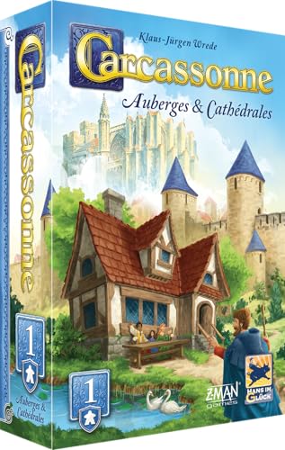 Asmodee - Carcassonne - Extension 1 : Auberges & Cathédrales - Hans im Glück - Jeu de société...