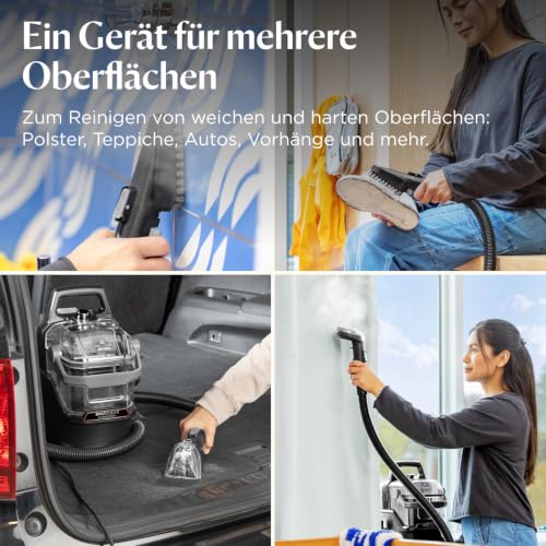 BISSELL SpotClean HydroSteam Teppichreiniger & Dampfreiniger 1000W 3689N – Ansicht 5