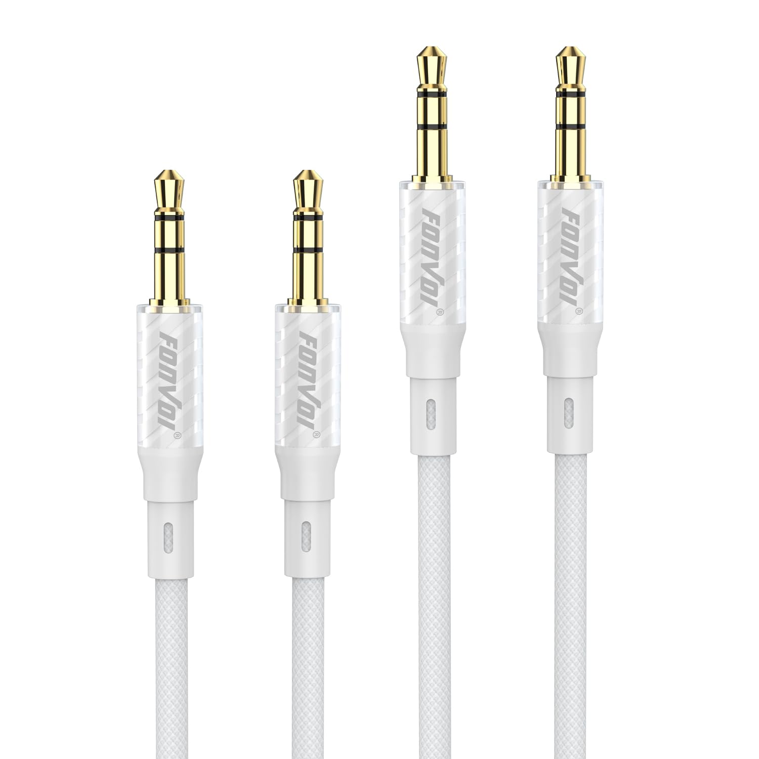 Cable auxiliar, cable auxiliar de audio de 3,5 mm para coche, cable estéreo trenzado macho a macho de 3,5 mm, compatible con: auriculares, teléfonos, iPod, audio de coche, MP3 y más (1,2 m +